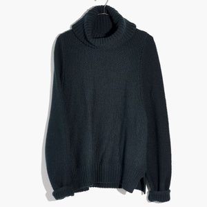 Green Varick Turtleneck Sweater Madewell